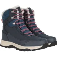 Mountain Warehouse Tundra Leather Snow Boots för damer/kvinnor (marinblå)