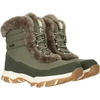 Mountain Warehouse Ohio Thermal Snow Boots med kort skaft - damer/kvinnor (Ljus kaki)