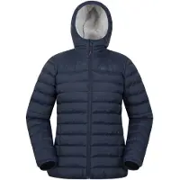 Mountain Warehouse Dam/Ladies Vadderad jacka fodrad med fuskpäls (Marin)