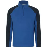 Mountain Warehouse Mens Ashbourne II Half Zip Fleece Top (Cobalt)