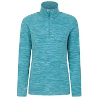 Mountain Warehouse dam/dam Snowdon Melange Fleece Top (Teal)