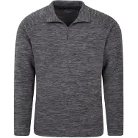 Mountain Warehouse Mens Snowdon II Fleece Top (Charcoal)