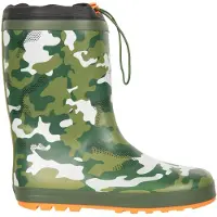 Mountain Warehouse Barn/Kids Camo Vinter Wellington Kängor (Khaki Grön)