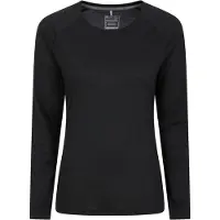 Mountain Warehouse Dam/Ladies Quick Dry Långärmad Topp (Svart)
