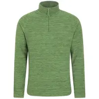 Mountain Warehouse Mens Snowdon II Fleece Top (Bright Green)
