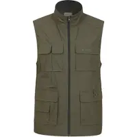 Mountain Warehouse Mens Trek II Gilet (Khaki Green)