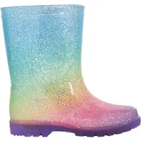 Mountain Warehouse Småbarn Splash Ljusupplysande Gummistövlar (Rosa)