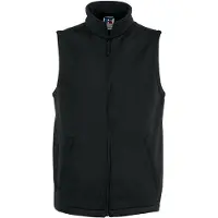 Russell athletic Russell Smart softshellväst för herrar (Svart)