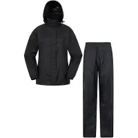 Mountain Warehouse Damernas Pakka Jacka och Byxor Set (Svart)