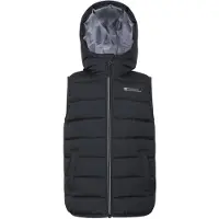 Mountain Warehouse Barn Rocko Vattentålig Huva Ärmfri Kroppsvärmare (Svart)