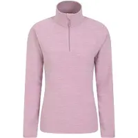 Mountain Warehouse Snowdon Melange Fleece Top (Ljusrosa), dam/dam