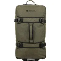 Mountain Warehouse Wander 100L 2 Wheeled Suitcase (Khaki Green)