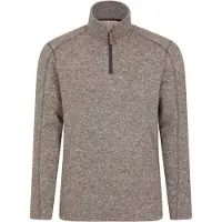 Mountain Warehouse Mens Idris II Half Zip Fleece Top (Beige)