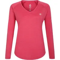 Dare 2b Kvinnor/Damer Discern långärmad T-shirt med lång ärm (Sorbet rosa)