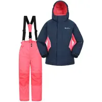 Mountain Warehouse Set med skidjacka och byxor för barn/ungdomar (mörkblå)