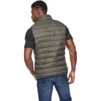 Crosshatch Herr Gattering Kviltad Gilet (Oliv Kamouflage)