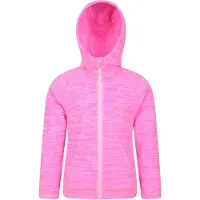 Mountain Warehouse Snowdonia II Full Zip Hoodie för barn/ungdomar (Ljusrosa)