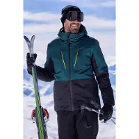 Mountain Warehouse Interstellar II skidjacka för herrar (Dark Teal)