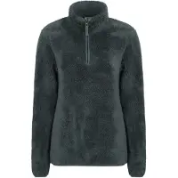 Mountain Warehouse Fleece Teddy Fleece Quarter Zip Fleecetröja för damer/damer (Grön)