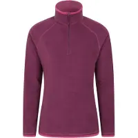 Mountain Warehouse dam/dam Montana Half Zip Fleece Top (Berry)