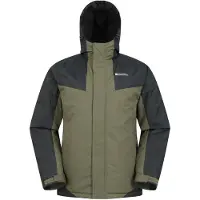 Mountain Warehouse Skidjacka Dusk III för herrar (Mörk Khaki/Svart)