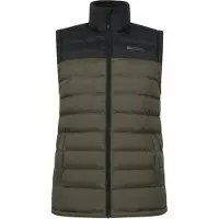 Mountain Warehouse Mens Seasons II Vadderad Gilet (Khaki Grön)