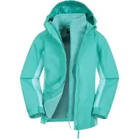 Mountain Warehouse Vattentät jacka Lightning 3 i 1 för barn/unga (Ljus kungsfisk)