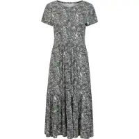 Mountain Warehouse Dam/Dotter Sardinia Tiered Dress (Khaki Green)