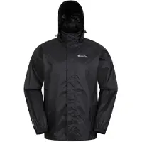 Mountain Warehouse Mens Pakka II Vattentät Jacka (Svart)