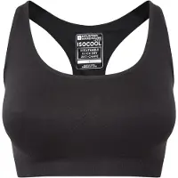 Mountain Warehouse Dam/Dotter Anti-Chafe sömlös sport-bh (Svart)
