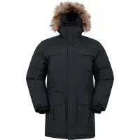 Mountain Warehouse Antarctic Extreme vattentät dunjacka för herrar (Charcoal)