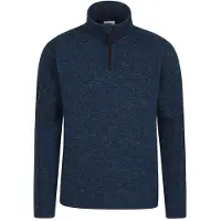 Mountain Warehouse Mens Idris II Half Zip Fleece Top (Marin)