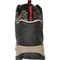 Mountain Warehouse Dam/Ladies Adventurer Leopard Print Faux Suede Vattentäta Vandringskängor (Svart)