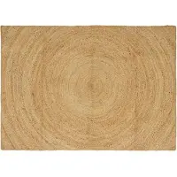 vidaXL Områdesmattor Rektangulär Brun 120 x 170 cm Jute