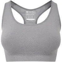 Mountain Warehouse Dam/Lady Anti-Chafe sömlös sport-bh (Charcoal)