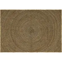 vidaXL Matta Naturlig och svart 240 x 340 cm Jute