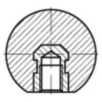 Toolcraft Kulknapp Plast TO-5447568 10 st