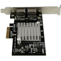 StarTech.com Startech Dual Port PCI Express (PCIe x4) Gigabit Ethernet Server Adapter - 2 Port Network Card - Intel i350 NIC - GbE Network Card (ST2000SPEXI) - Nätverksadapter - PCIe 2.1 x4 - Gigabit Ethernet x 2
