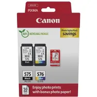Canon Multipack PG-575 + CL-576 + 50 sidor fotopapper