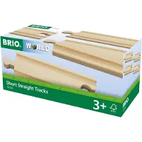 BRIO 33334 Raka skenor, korta