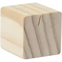 Securit TAG-HLD-TE, Trä, Plast, 247 mm, 150 mm, 2,8 cm, 6 styck