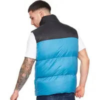 Crosshatch Herr Demerley Gilet med kontrasterande panel (Bensin/Svart)