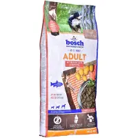 Bosch Tiernahrung 09030 vuxen hundfoder lax potatis 15 kg