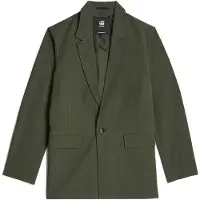 G-Star för kvinnor. D26943-D522-995 Grön Bf kavaj (XL), Casual, Viskos
