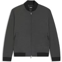 BOSS Slim-fit jacket in wrinkle-resistant fabric