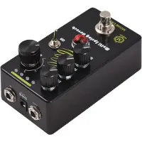 TOMTOP JMS MOSKYAUDIO MULTI SPRING REVERB Gitarrreverb Effektpedal Attack/Dwell/Depth/GAIN/4-Lägesratt DC svart