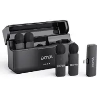 Boya Dėklas belaidis mikrofonas BY-V4D Lightning