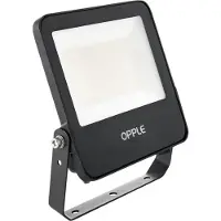 Opple Lighting LEDFlood-E3 Re170-50W-830-BL, Svart, IP66, Gjuten aluminium, Polykarbonat, Härdat glas, I, IK07, 1 m