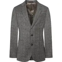 Hackett London för män. HM470542 Blazer 130S Pow grå (40/32), Casual, Parti, Ull, Klassisk