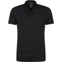 Mountain Warehouse Mens Endurance IsoCool Polo Shirt (Svart)